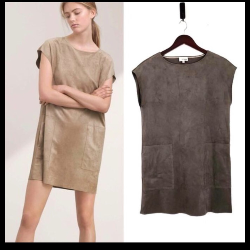 Wilfred Dress in Colour Carmel